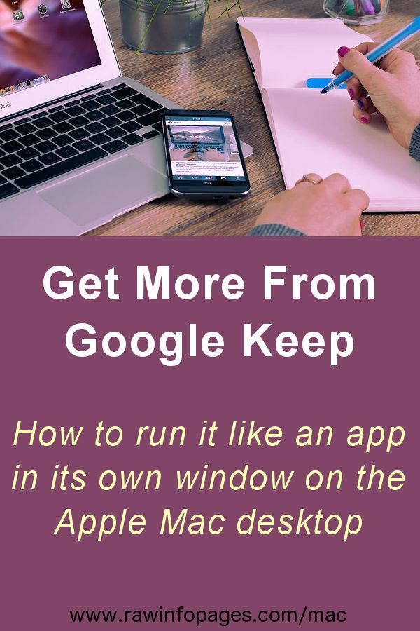 app for google keep mac